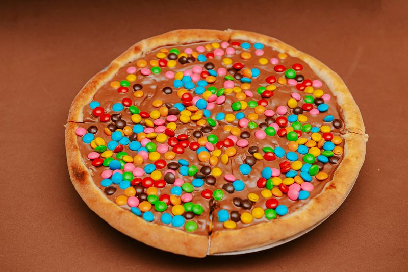 Cinnamon Dessert Pizza with sweet icing and warm spices