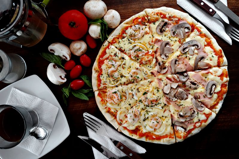 Pepperoni Overload pizza stacked with premium pepperoni slices